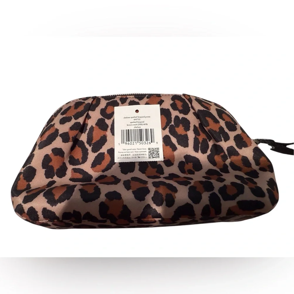 Kate Spade Chelsea Cosmetic Bag in Spotted Leopard Print